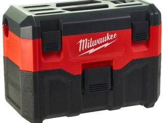 Aspirator umed/uscat cu acumulator milwaukee, model m18vc2/промышленный пылесос milwaukee m18 vc2 foto 5