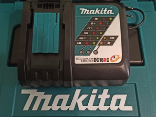 зарядка Makita DC18RC S / 7,2 - 18 V = 9 A, оригинальная, новая для аккумуляторов