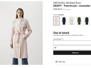 Michael Kors Trench Coat , Rosewater foto 5