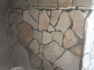 Укладка косэуцкого камня, декоративная шуба на основе мраморного песка foto 12