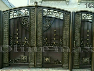 Ворота, заборы, решётки, козырьки,  перила,металлические двери  и другие изделия из металла. foto 7