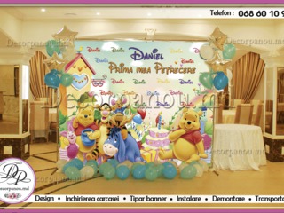 Panoufoto cu baloane , fotopanou , banner , fotostand la nunta , cumatrie , aniversare foto 7