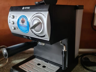 Кофеварка рожковая  vitek VT-1511 BK , капучино машина фото 3