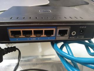 широкополосный маршрутизатор с 4 портами LAN + 1 портом WAN foto 2