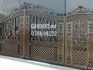 Gard și porti din fier forjat tare foto 7