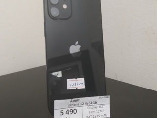 Apple iPhone 12,4/64 Gb,5490 lei