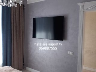 Montare suport tv,instalare tv pe perete/tavan foto 5