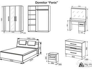 Dulap ambianta fenix (wenge)  preț avantajos! posibil și în credit! Cumpără în credit cu 0% foto 3