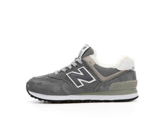 New Balance 574 Grey Unisex cu blana / с мехом foto 3