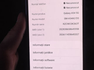 Schimb Samsung Galaxy a54 5g 256/8+8 RAM schimb pe iPhone de la 11 în sus foto 4