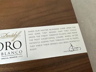 Cigars Davidoff - The Oro Blanco