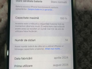 Vind iphone 15 pro 256 GB garantie cutie husa cablu stecla de procente foto 2