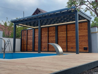 Construim si producem din lemn terase, foisoare,copertine auto, acoperisuri. foto 6
