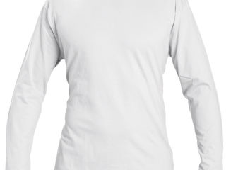 Tricou cu mânecă lungă Cambon - alb / Футболка с длинными рукавами Cambon белая