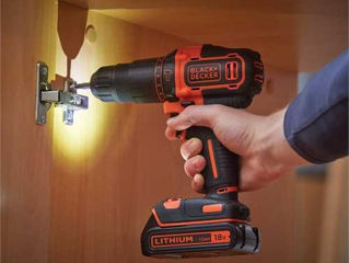 Mașină De Înșurubat Black&Decker Bdchd18Kb Li-Ion  - livrare/achitare in 4rate/agrotop foto 7