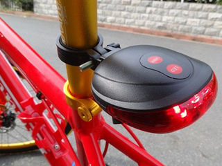 Accesorii pentru bicicleta, stop cu laser! Set lumini bicicleta. vitezometru! Suport de apa foto 2