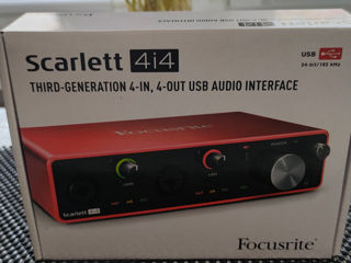 Focusrite Scarlett 4i4 3rd Gen (звуковая карта) foto 2