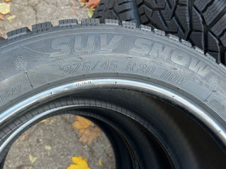 2 шины/ 2 anvelope 275/45 R20 Riken Snow (Michelin Group)/ Доставка, livrare toata Moldova foto 7