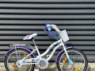 Bicicleta pentru fete cu Frozen Disney 20 inch - Детский велосипед для девочек foto 1
