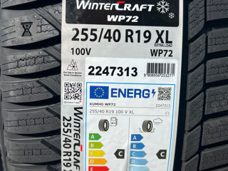 255/40 R19 Kumho Wintercraft WP72/ Доставка, livrare toata Moldova foto 2