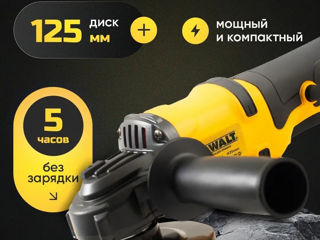 Аккумуляторная угловая шлифмашина DeWalt Гарантия 3 года foto 6