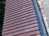 Ремонт крыша балкона из профнастила 548  +утепление крыши пенопласто!!! foto 5
