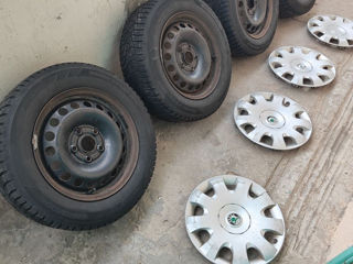 Диски R15(Skoda), резина Hankook 195/65/15