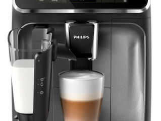 Espressor automat philips lattego seria 4300 ep4346/70, 1.8l, 1500W, 15 bar, negru-argintiu