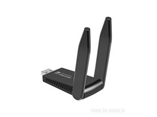 WiFi Адаптер USB 1300Mbps USB 3.0 Двойной 2,4G / 5G Previous  WiFi Адаптер USB 1300Mbps USB 3.0 Двой foto 2