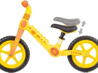 Bicicletă fără pedale Chipolino Dino Yellow-Orange DIKDI02303YO foto 2