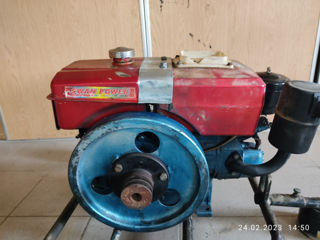 Motor diesel de la motobloc. 7.7 CP. La mina a doua.