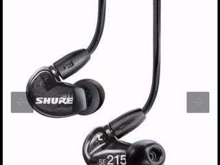 Vînd căști In-Ear Shure SE 215-K foto 2