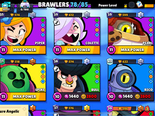 Vand cont brawl stars 30k trofee 114 skinuri la pret bun foto 3