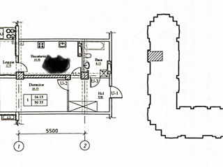 Apartament cu 1 cameră, 51 m², Botanica, Chișinău foto 2