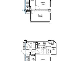 Astercon grup - sect.buiucani, apartament cu 5 odăi, 108.10 m2, preț 760 eur/m2 foto 7