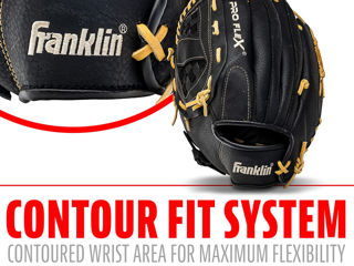 Бейсбольная перчатка Franklin Sports — бейсбольная перчатка ProFlex foto 3