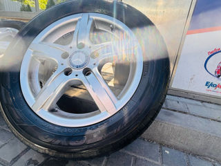 205/55R16 91H летняя резина и диски от Mercedes оригинал foto 5