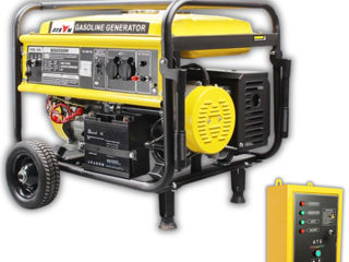 Generator Pe Benzină Bison Bs7500e Cu Ats Inclus, 6.5 Kw