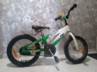 Vind bicicleta Scott pentru copii,in stare foarte buna,mărimea roti 16 zoll,producător Taiwan foto 1