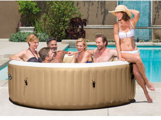 INTEX Jacuzzi SPA gonflabil Bubble Massage 216х71cm, 1098L, 6 persoane foto 2