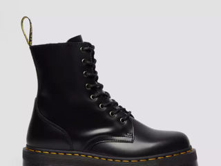 Botine Dr. Martens platformă cu blăniță