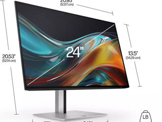 Nou!! Monitor HP Series 7 Pro 724pn. Diagonala 24".