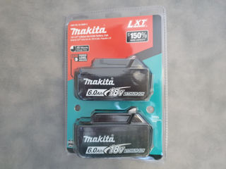 Makita BL1860B-2 18V LXT Lithium-Ion 6.0Ah Battery 2pcs' foto 1