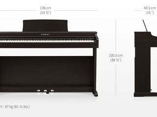 Pian Digital Kawai KDP 120 Rosewood foto 7