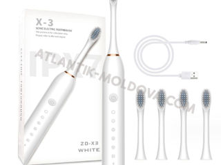 Электрическая ультразвуковая зубная щетка IPX7 - X3 foto 12