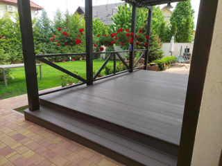 Decking WPC sistem de pavare pentru terase si piscine террасная доска древесно-полимерный композит foto 16