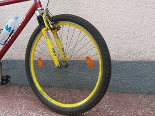 Продам передняя вилка rock chox - 75€ колёса schurmann (germany) 26" двойной алюминиевый обод. foto 1