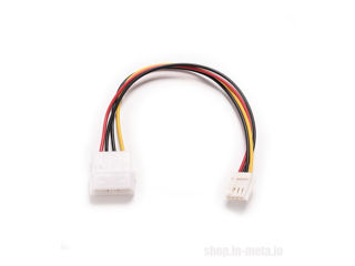 Adapter 1xMolex 4pin to 1xFloppy disk 4pin - Адаптер кабель питания Молекс на Флоппи диск