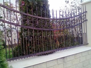 Декоративные заборные вставки. Перила решетки ворота Кишинёв Молдова foto 8