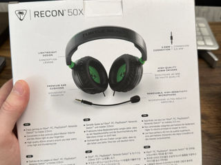 Căști Turtle Beach RECON 50X Green Black Sigilate foto 3